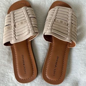 Lucky Brand Baneen Slide Sandals Size 8.5